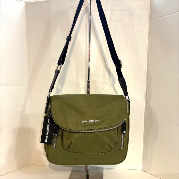 BNWT Karl Lagerfeld Paris Crossbody Shoulder Bag Purse - Picture 1 of 7